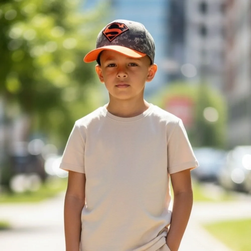 DC Comics Youth Superman Camouflage SnapBack Hat